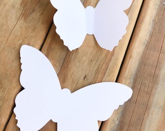 Giant 4 Inch Paper Butterflies Die Cut Butterfly