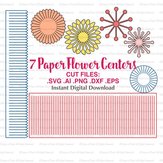 Free Free 177 Svg Paper Flower Center Template SVG PNG EPS DXF File