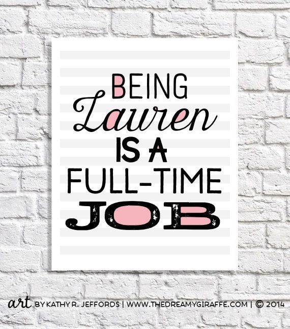 personalized decor quote print personalized print teen room