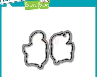 Lawn Fawn Love You Tons Die Set NIP