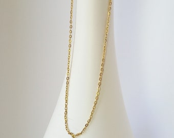 Vintage Chain, Gold Chain, Medium Gold Chain, Gold Tone Chain, Vintage Necklace, Gifts for Her, Layering Necklace, Jewelry Supplies