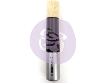 Prima Finnabair Art Basics LARGE DABBING BRUSH for Stencils texture waxes Mixed Media #965204