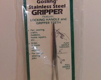 Vintage EZ Home Dec Gosling Stainless Steel Gripper