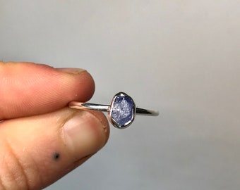 Rough Sapphire Ring US 8