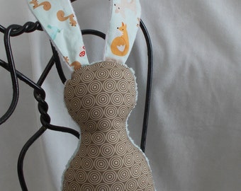 Aqua Good Natured Bits The Bunny Plush Rattle