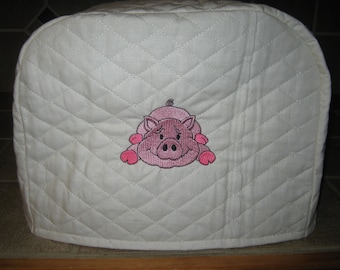 2 or 4 slice small appliance pig toaster cover