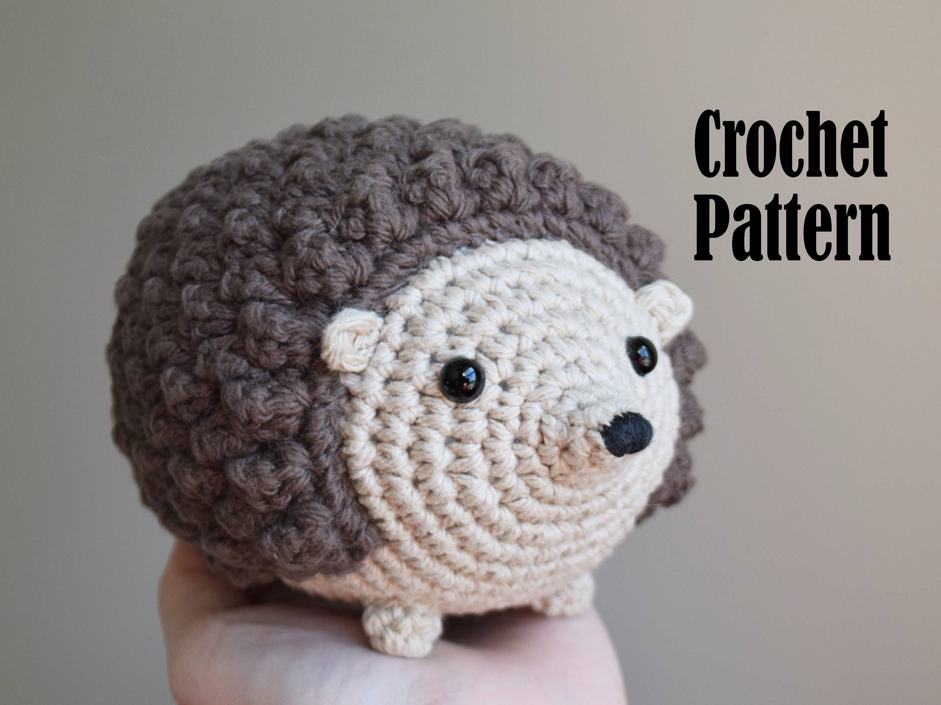 hedgehog stuffed animal pattern