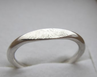 Delicate Rings For Women, Silver Dainty Ring, Silver Pinky Ring, Dainty Stacking Ring, Textured Ring, Sterling Silver Pinky Ring, Dainty