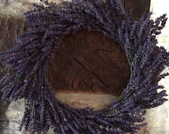 Round Lavender Wreath
