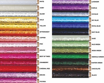 Guardsman Poly Embossed Foil - 14 COLORS - Cake Drum / Florist Foil Cake Decorating Wrapping Paper