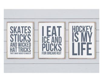 Hockey Print, Hockey Art, Printable Art, Sport Print, Hockey Printable, Hockey Wall Art, Hockey Decor, Sport Print for Boys Room