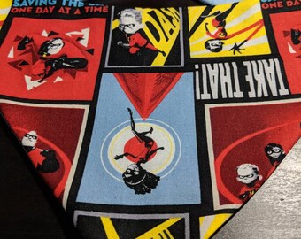 Save the Day | Incredibles, Snap on, Dog, Cat, Pet bandana