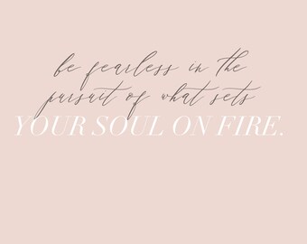 Fearless Pursuit Digital Print 16X20