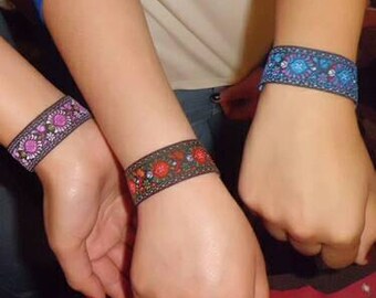 Colorful woven bracelet
