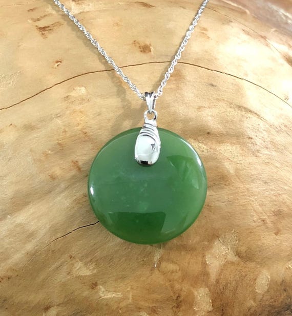 Canadian Nephrite Jade Pendant 0217 Jade Necklace Jade