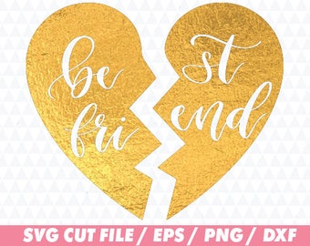 Free Free Best Friends Heart Svg Free 554 SVG PNG EPS DXF File