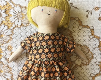 Flora - Handmade Cloth Doll