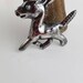 Vintage Mexican silver turquoise donkey brooch Silver mule pin democratic donkey burro pin Mexico Donkey 980 Silver Woolley burro OE2141