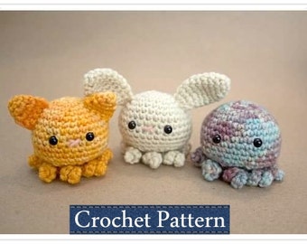 Amigurumi PATTERN Crochet Octopus Pattern with Permission to Sell