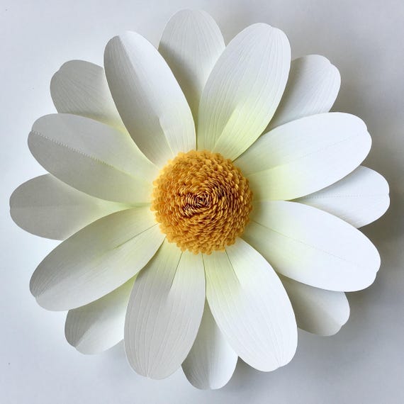 daisy paper flower diy cutting files svg dxf cricut design space 3d flowers
