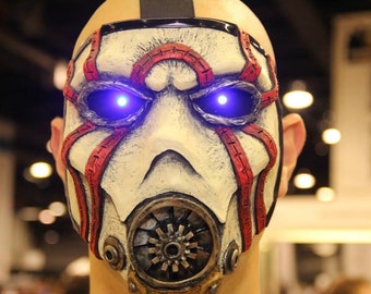 Borderlands Custom Psycho Bandit Mask w/ LEDs