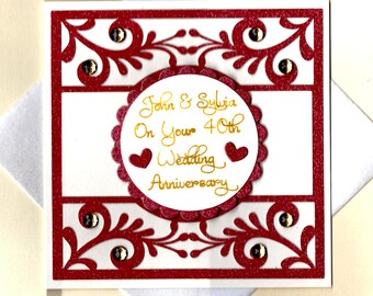 Ruby wedding Etsy