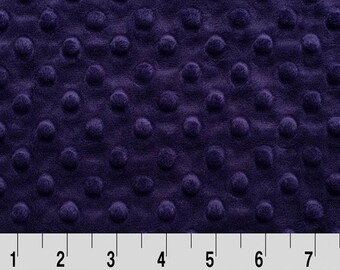 Eggplant Dimple Cuddle Minky From Shannon Fabrics