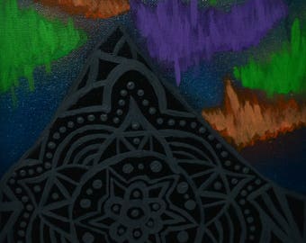 Aurora Borealis Painting