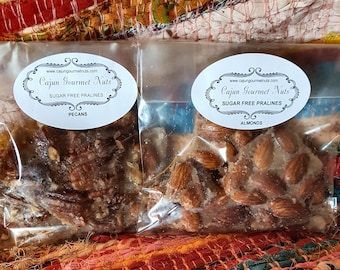 SUGAR FREE Pecan or Almond Pralines Keto Low Carb Diabetic