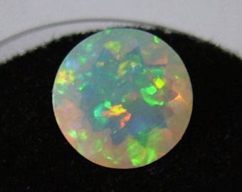 Genuine Natural Ethiopian Opal (Welo Opal) Round Cabochon Loose Stones (3mm - 10mm)