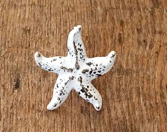 starfish drawer pulls - nautical decor - dresser pulls - furniture pulls - hardware - seaside decor - starfish knobs - drawer handles