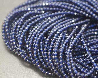 Faceted Iolite Beads,Iolite Faceted beads bulk supply,Small size beads,15"one strand ,2mm