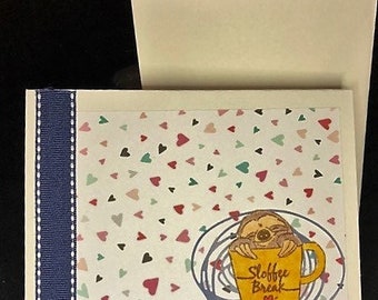 Sloth Friendly Greeting Card