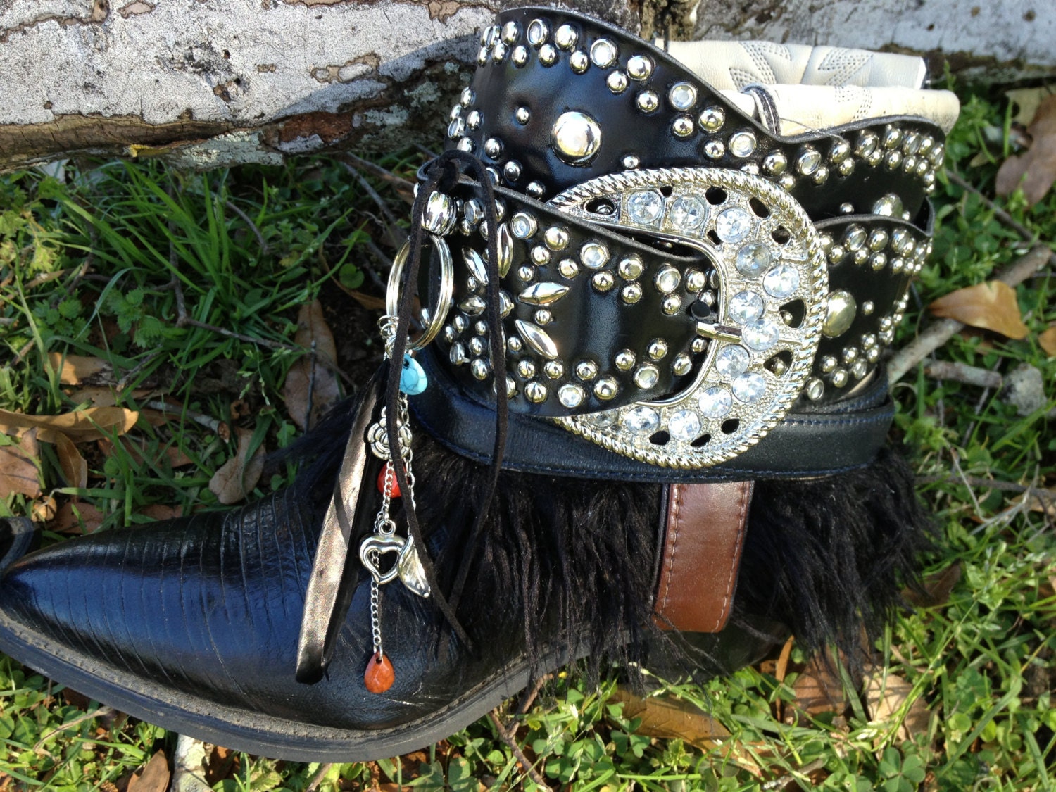 Gypsy Cowgirl Boots/Black Cowboy Boots/Cowgirl Joan