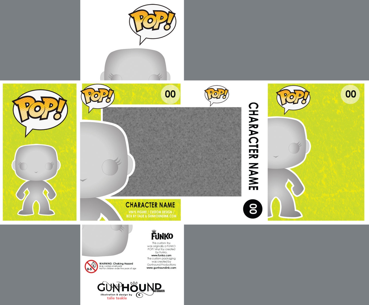 how tall is a funko pop box in inches