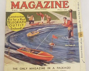 Mechanical package magazine vol. 1 no. 2 1931 with enclosed parts envelope still sealed