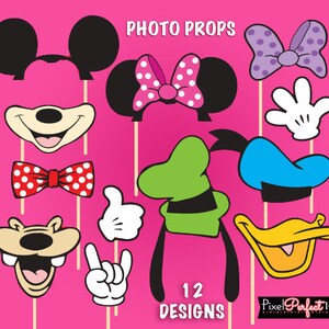 Minnie mouse props | Etsy