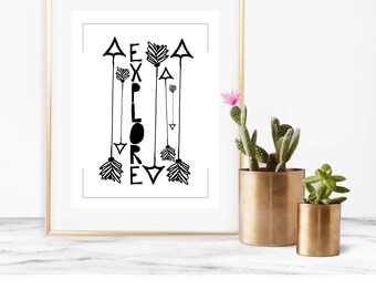 Digital Print Explore, Explore Printable