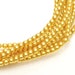 2mm Sunglow Yellow Czech Round Glass Pearls Beads 50 pcs