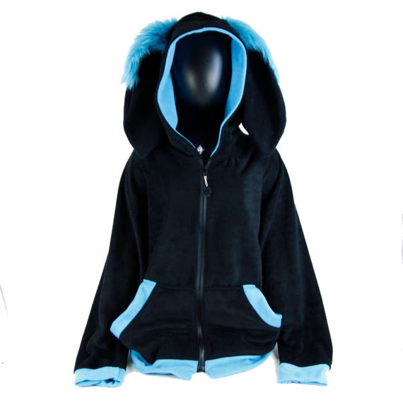 bunny jacket with ears and tail