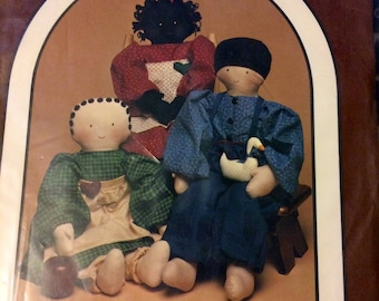 UNCUT Sewing Pattern Gingersnap Friends Dolls Dream Spinners 119 Uncut Complete 30 inch dolls