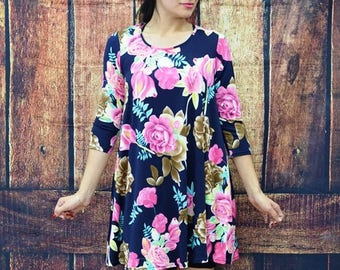 Flower Dress with Pockets