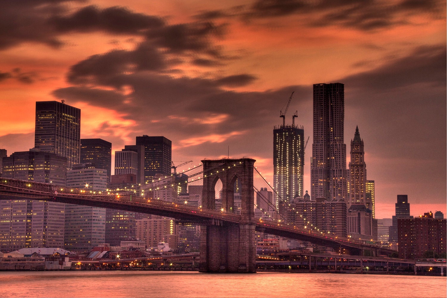 Brooklyn Bridge Sunset