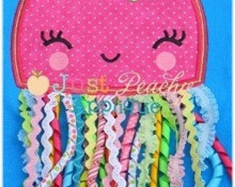 JellyFish Applique Machine Embroidery Design
