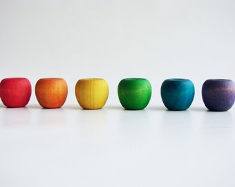 Counting Apples - Montessori and Waldorf Inspired Math and Counting Toy