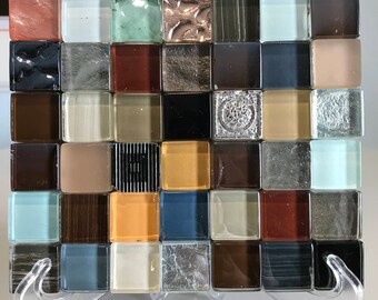 Glass Tile Trivet "Anise"
