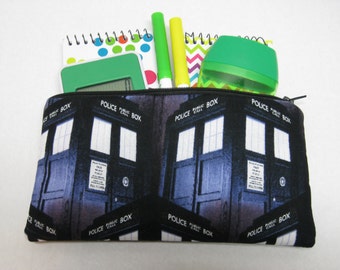 Dr Who Pencil Or Cosmetic Case
