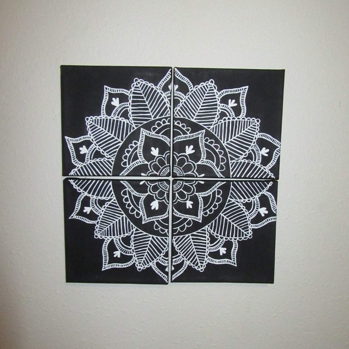 Mandala 4piece canvas