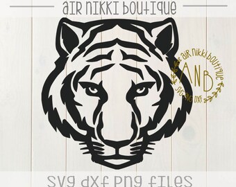 Tiger SVG, PNG, DXF files, instant download