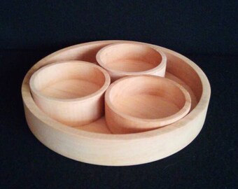 Set of 4 snack and serving bowls